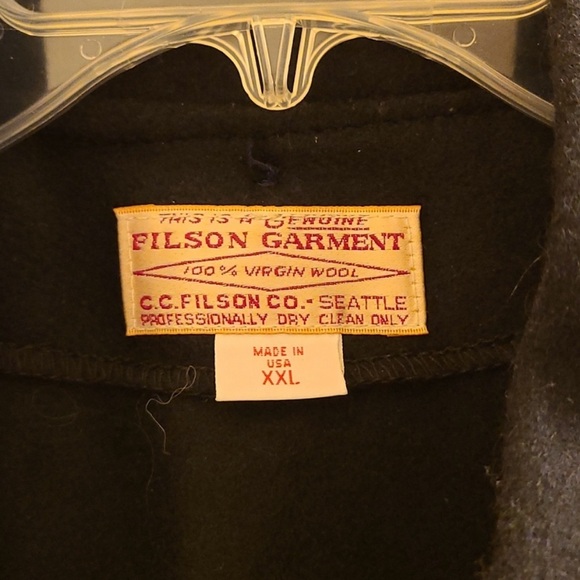 Vintage FILSON ❤️Waxed Coat & Wool Vest, XXL - Picture 7 of 7